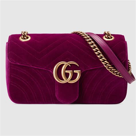 borsa gucci da donna rossa in velluto|borse Gucci da donna.